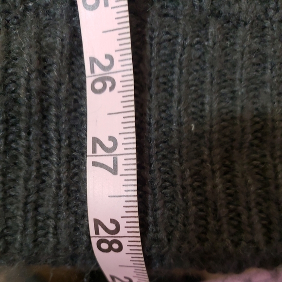 Vntg Rev‎ revelation Gray knit sweater cardigan ties down the sides. Size S - Picture 9 of 9